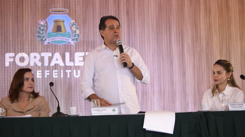 FORTALEZA-CE, BRASIL,14.07.2025: Evandro Leitão lança Plano Fortaleza Inclusiva. Paço Municipal.  (Fotos: Fabio Lima)