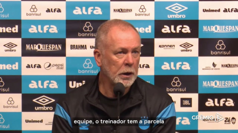 Mano diz que faltou ao Grêmio competir no Mineirão e promete melhora