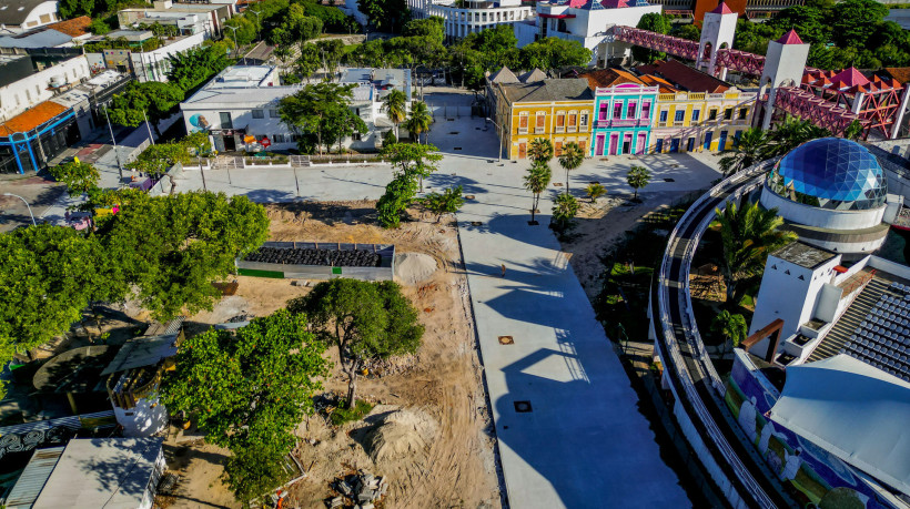 A SOP informou que a intervenção está em estágio avançado, com mais da metade dos serviços concluídos