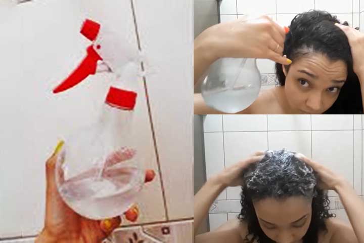 Uma mistura de bicarbonato com água aplicada no couro cabeludo e no cabelo por 15 minutos pode melhorar a saúde capilar. No entanto, o uso excessivo pode ressecar o cabelo, pois o bicarbonato é um agente alcalino.