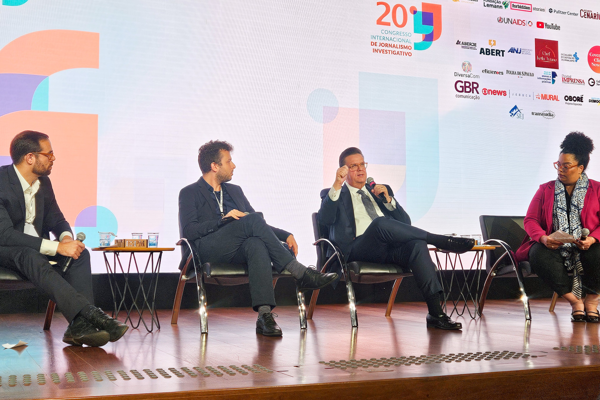 Wolney Queiroz esteve em sabatina realizada pelo 20º Congresso da Abraji nesta sexta-feira, 11