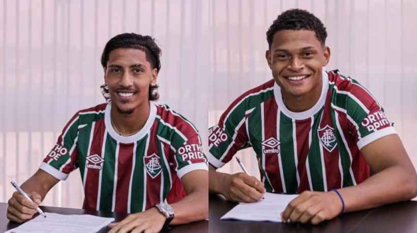Atacantes Kelwin e Arthur Henrique, de 19 e 18 anos, respectivamente, assinam novos vínculos com o Fluzão; saiba o tempo