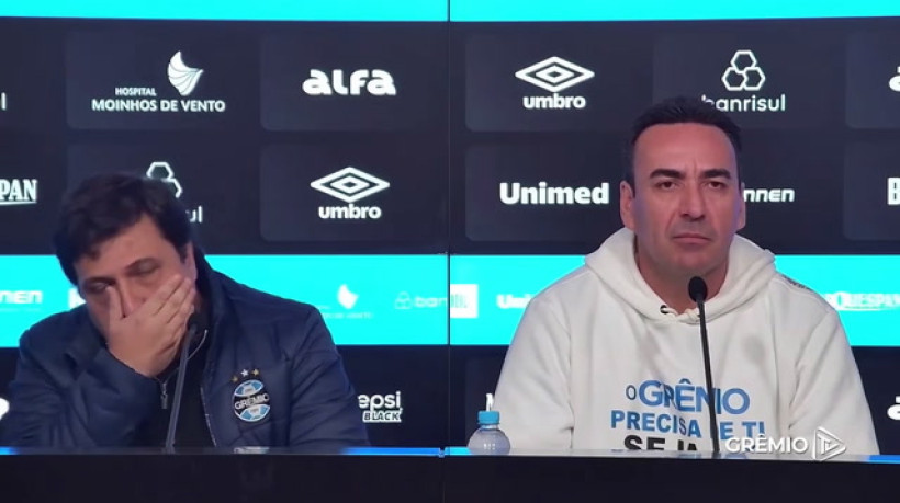 Marcelo Marques se emociona e grita: 'A Arena do Grêmio é nossa!'