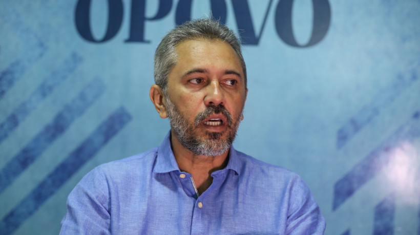 FORTALEZA-CE BRASil - 15.07.2025 - Visita do Governador Elmano de Freitas ao OPovo  (João Filho Tavares O Povo)