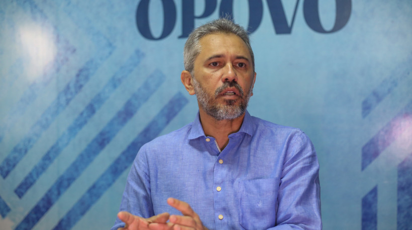 FORTALEZA-CE BRASil - 15.07.2025 - Visita do Governador Elmano de Freitas ao OPovo  (João Filho Tavares O Povo)