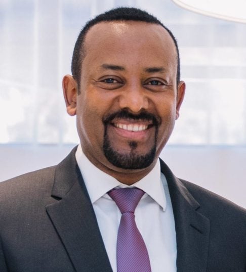 Em 2018, Abiy Ahmed (atual primeiro-ministro da Etiópia) recebeu o Prêmio Nobel da Paz por seus esforços de reconciliação com a Eritreia, país vizinho com o qual a Etiópia travou uma guerra entre 1998 e 2000. 