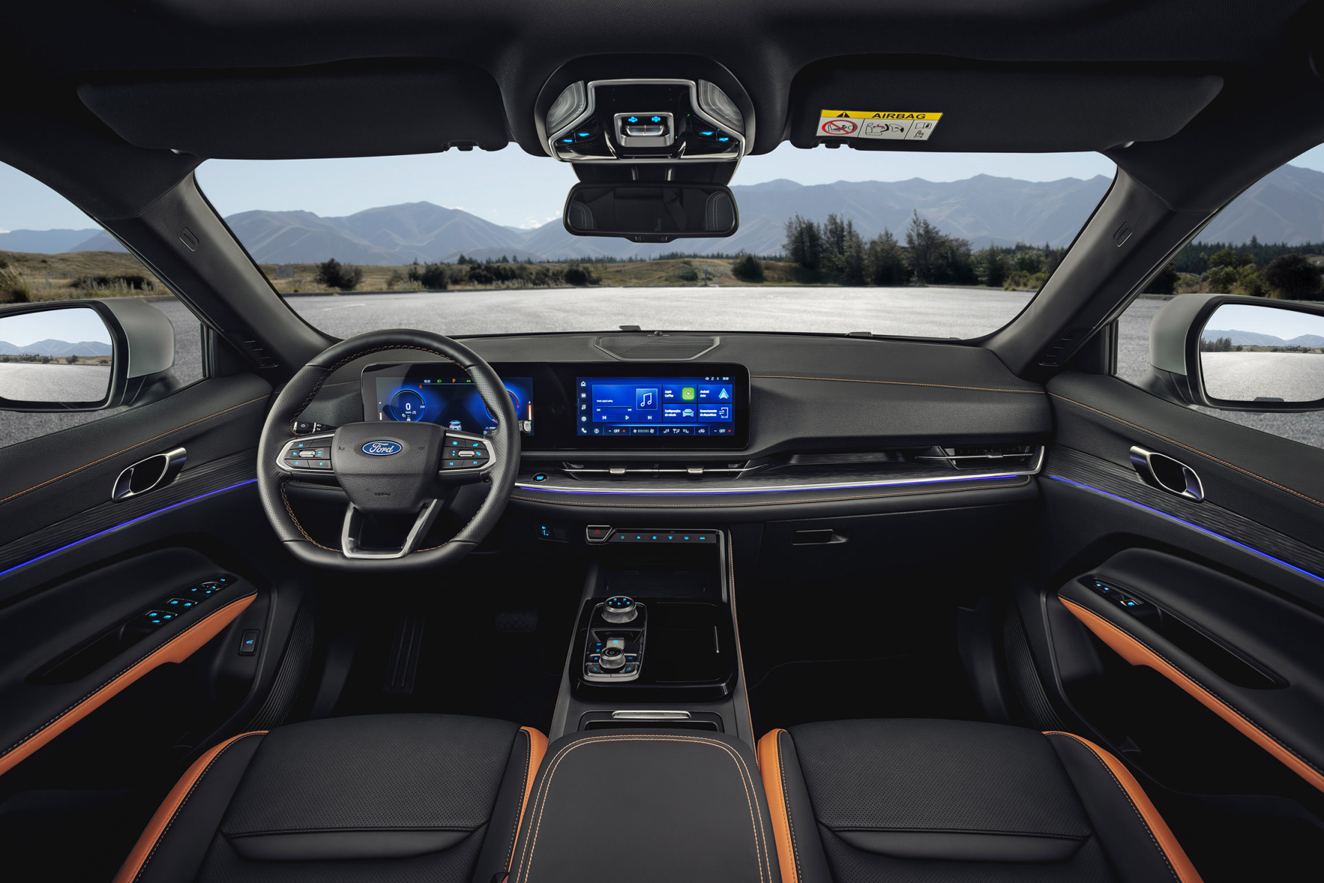 Vis&atilde;o do condutor Ford Territory Titanium