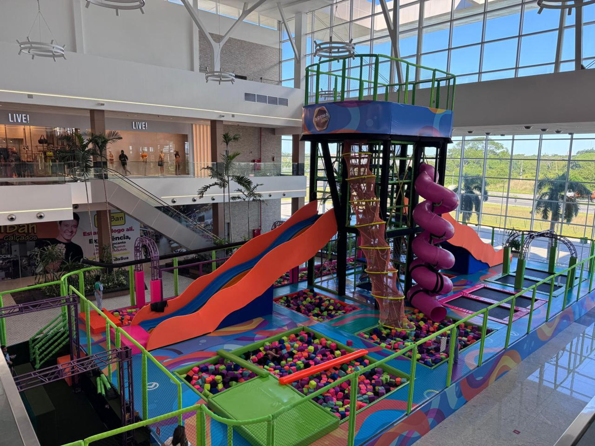 Arena 360° abre no Terrazo Shopping, no Eusébio, como nova opção de diversão para as crianças no mês das férias