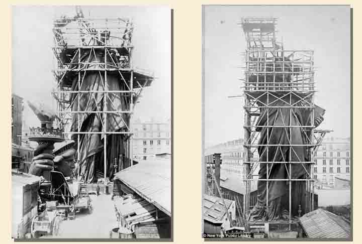 Uma escultura neoclássica colossal localizada na ilha da Liberdade no porto de Nova Iorque, nos Estados Unidos, tornou-se ícone da liberdade e do próprio país. Além de ser um símbolo de boas-vindas aos imigrantes que chegam do exterior.