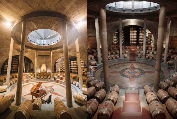 9ª - A vinícola Bodegas Salentein está situada no Vale do Uco, aos pés da Cordilheira dos Andes, na cidade de Mendoza, na Argentina. O espaço também abriga o centro cultural Killka de Salentein com exposições internas e também ao ar livre 