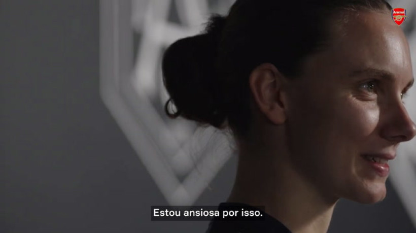 Anneke Borbe fala pela primeira vez como jogadora do Arsenal