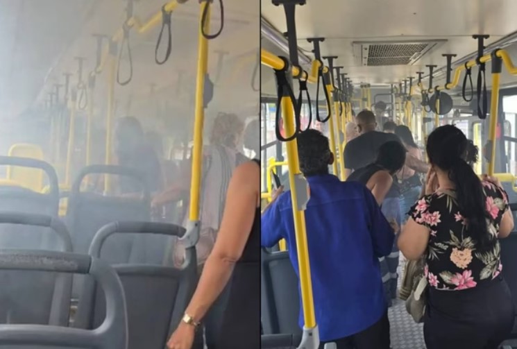 O outro caso ocorreu em Guarapari, no Espírito Santo. A explosão dentro de um ônibus produziu uma grande nuvem de fumaça. Felizmente, ninguém se feriu.
