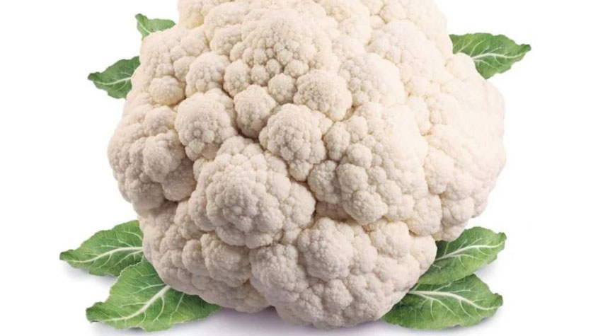 Couve-flor- 25 Kcal (100g)-  Rica em fósforo e cálcio, vitaminas B9 (ácido fólico), B12 e C. Experimente assá-la no forno com azeite, fazer purê de couve-flor - substituindo o de batata- ou arroz de couve-flor.