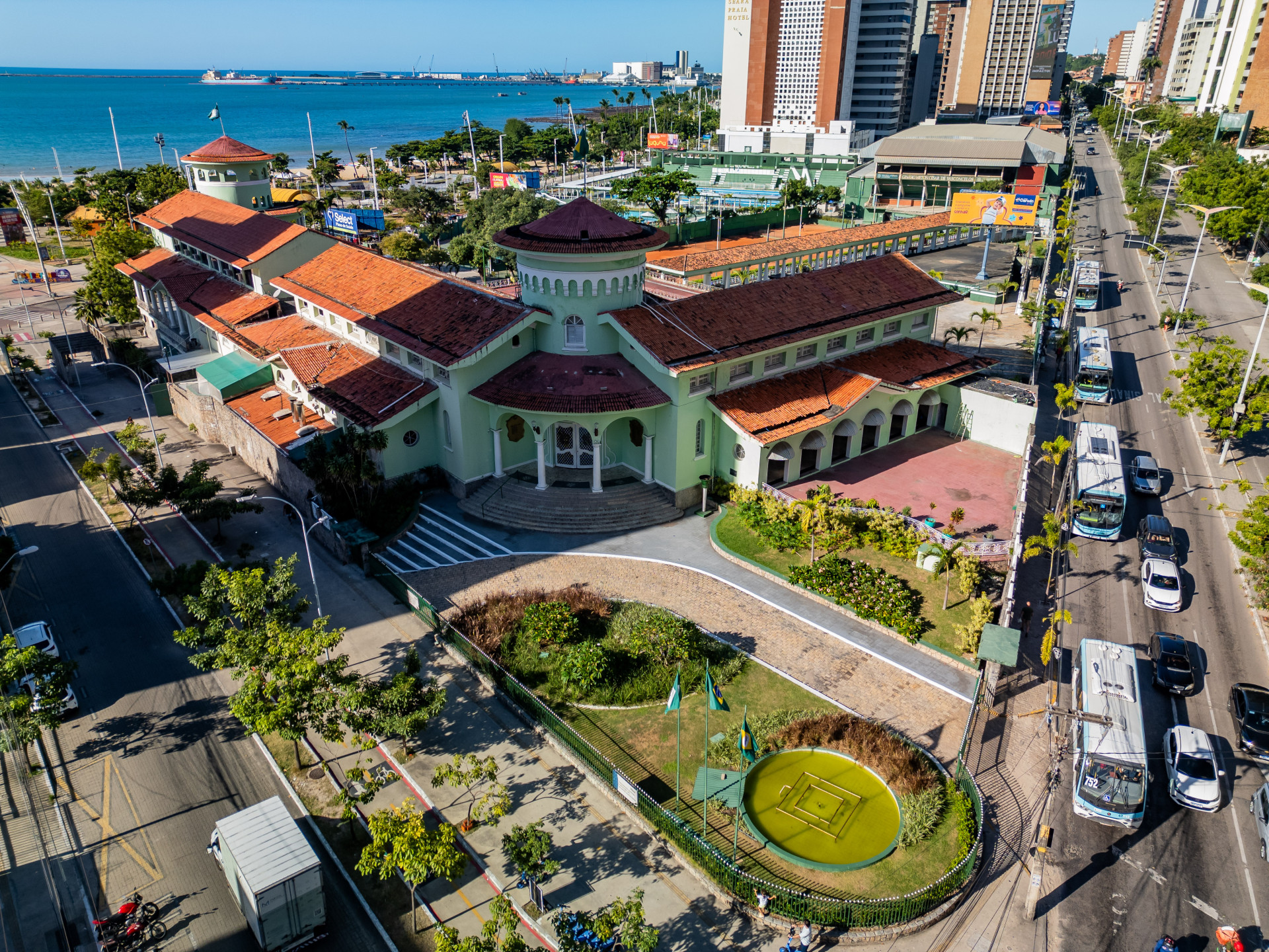 Fortaleza, CE, BR 16.07.25 Fachada do Clube Nautico Atlético Cearense (Fco Fontenele/O POVO) (Foto: FCO FONTENELE)
