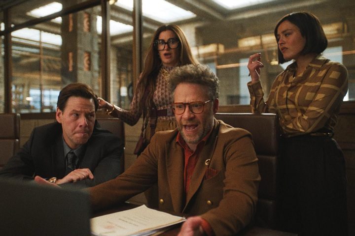 Melhor Série de Comédia: Abbott Elementary; O Urso; Hacks; Ninguém Quer; Only Murders in the Building; Falando a Real; O Estúdio; e O Que Fazemos nas Sombras.