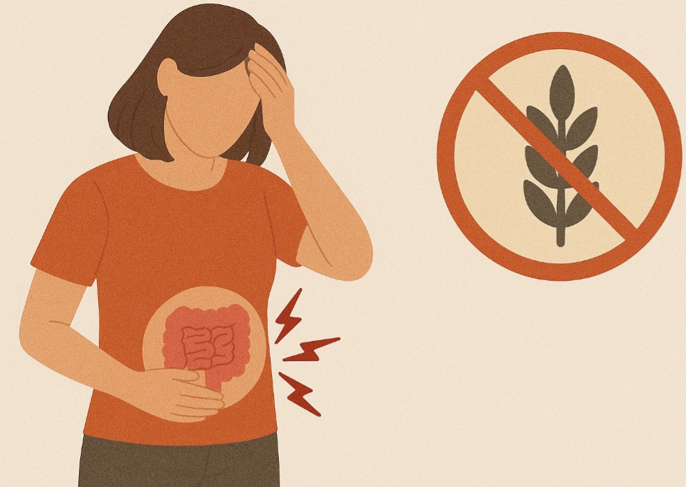 A doença celíaca é uma condição autoimune em que o glúten danifica o intestino delgado. O único tratamento eficaz é a eliminação total do glúten da dieta.
