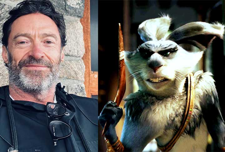 Hugh Jackman - O ator, aclamado por papéis como o de Wolverine na série de filmes “X-Men”, dublou o Coelho da Páscoa em “A Origem dos Guardiões”. 

