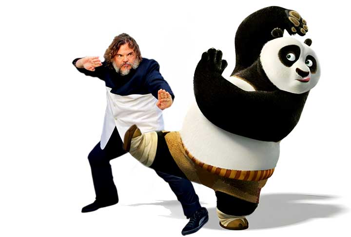 Jack Black - O ator e comediante dublou ninguém menos que o protagonista de “Kung Fu Panda”. 


