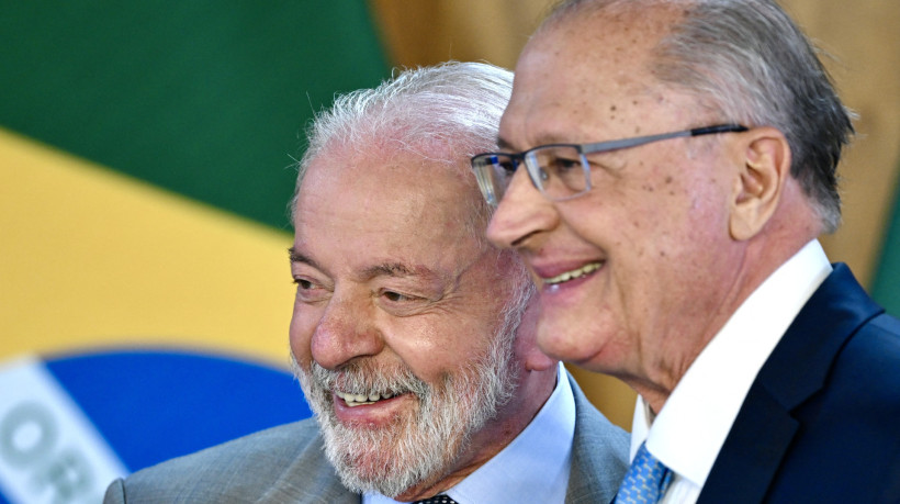 Presidente Lula e vice-presidente Geraldo Alckmin no Palácio do Planalto