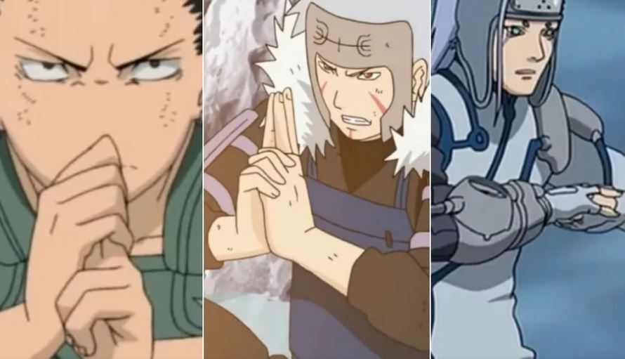 Cada gesto é feito com a combinação de doze movimentos, os selos, inspirados no zodíaco chinês. Cada combinação representa uma habilidade específica.