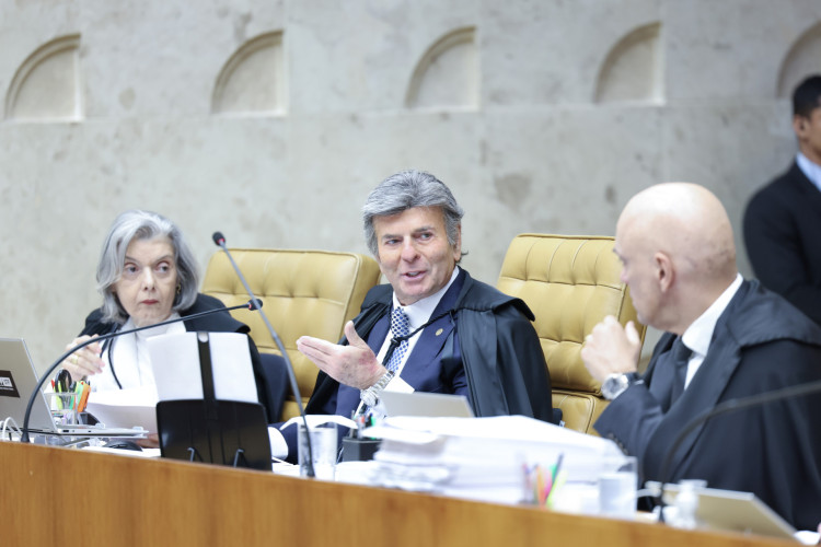 ￼CÁRMEN Lúcia, Luiz Fux e Alexandre de Moraes, ministros do STF