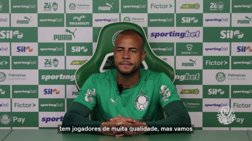 Mayke projeta jogo do Palmeiras contra Atlético-MG