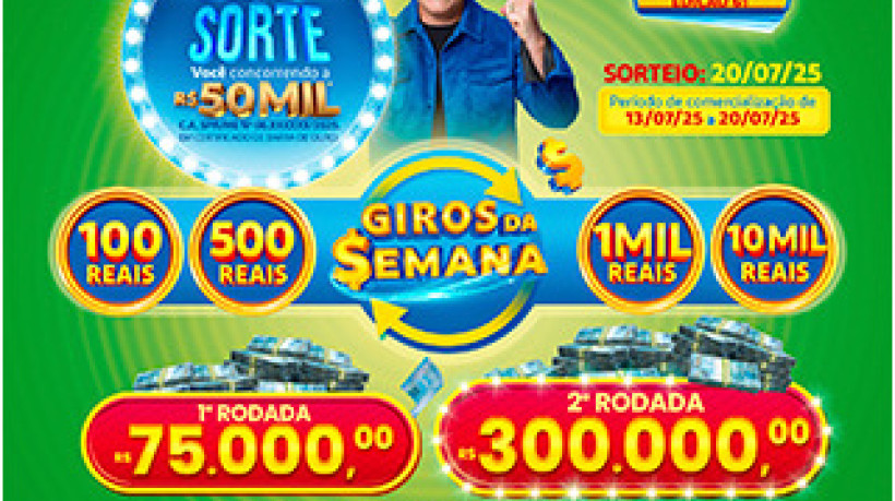 O 61º sorteio da Tele Sena semanal ocorre neste domingo, 20, com mais de R$ milhão em prêmios