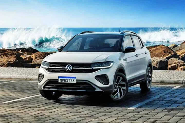 T-Cross 200 TSI, da Volkswagen - Preço atual após o decreto: R$ 144.854 - Desconto: R$ 10.136.
