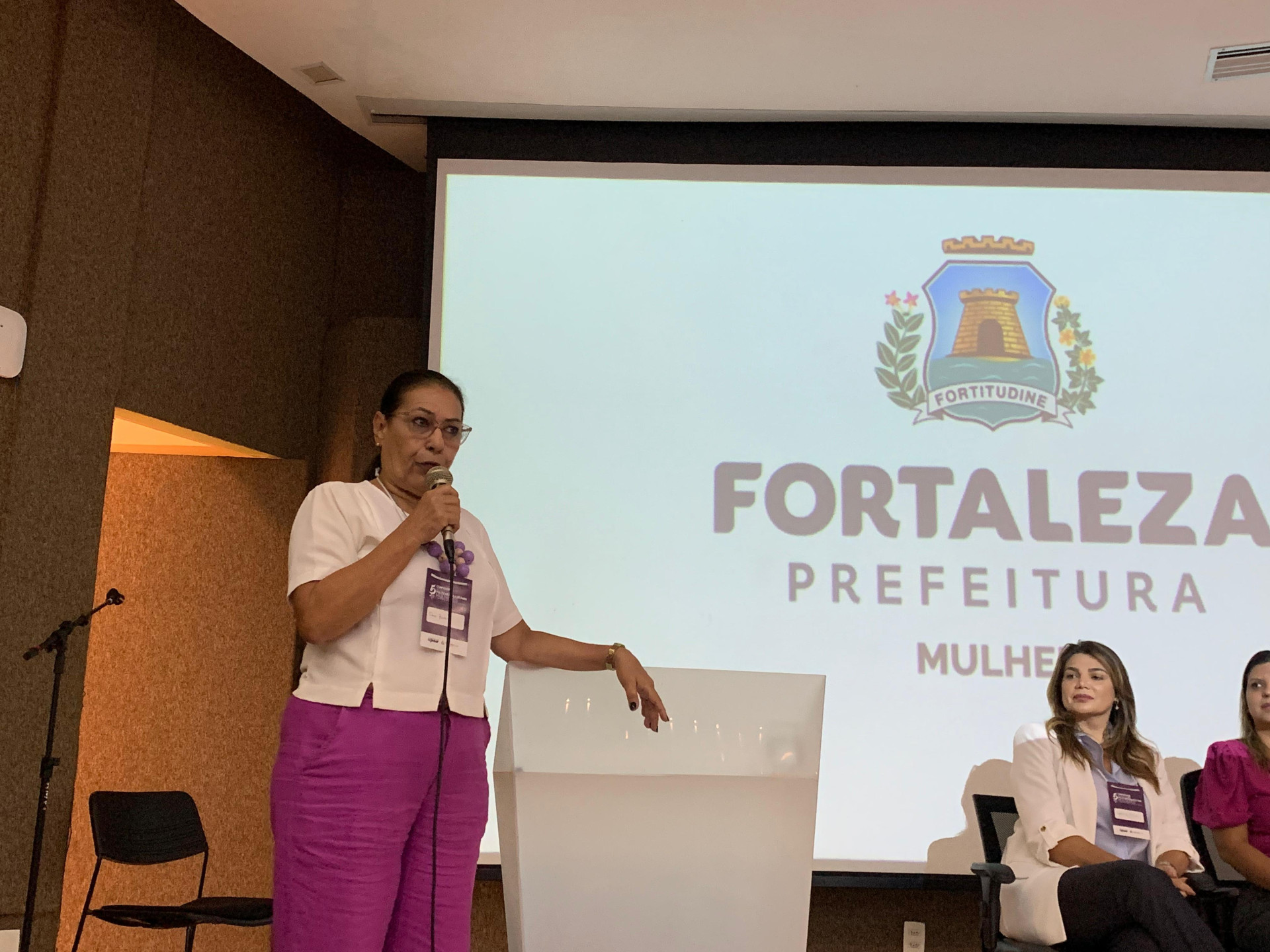 Fátima Bandeira, secretária das Mulheres de Fortaleza e presidente do Conselho Municipal da Mulher 