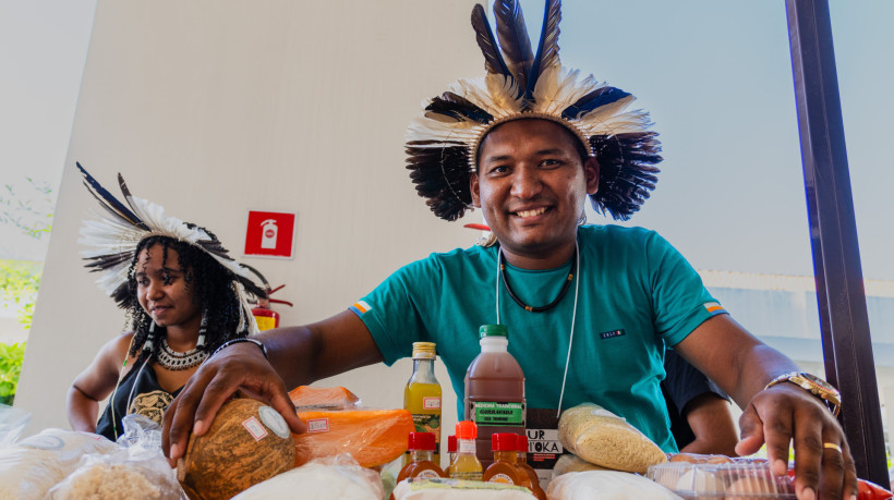 Festival de Cultura Alimentar Indígena Cearense, no Estação das Artes