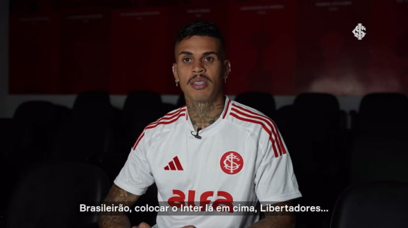 Richard celebra 'passo muito grande' ao assinar com Inter