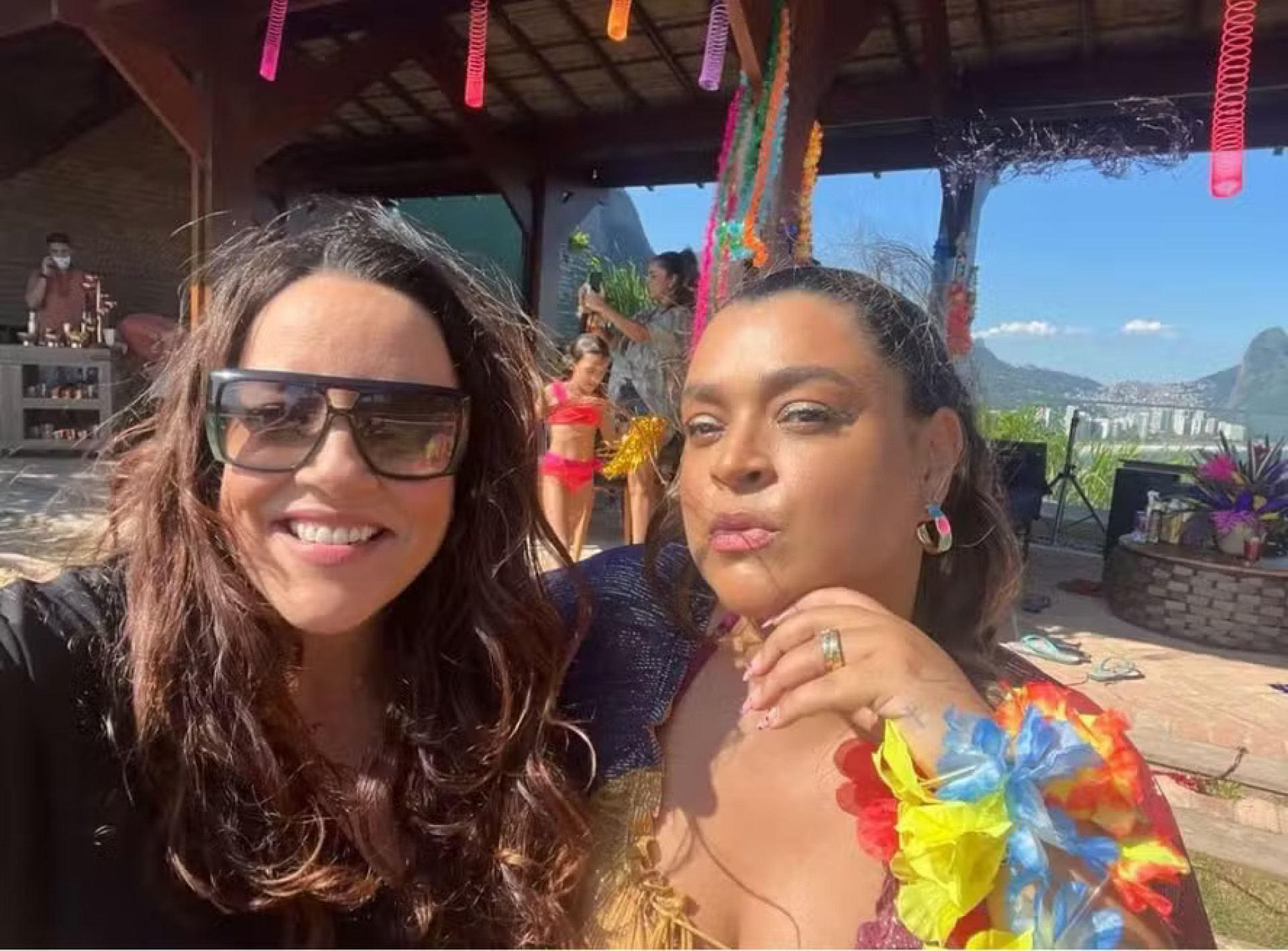 Preta Gil e Ana Carolina permaneceram amigas apesar do romance nunca concretizado 