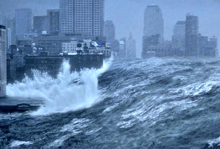 Eventos climáticos extremos começam a se desdobrar. O aquecimento global desencadeia uma série de desastres naturais, incluindo tempestades épicas e tornados. E os personagens principais enfrentam desafios e perigos para sobreviver.