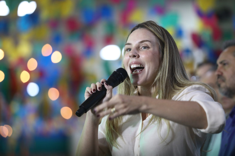 FORTALEZA-CE, BRASIL,21.07.2025: Jade Romero, vice-governadora. Premiação dos Cras do Governo do Estado. Cidade Mais infância.  (Fotos: Fabio Lima)