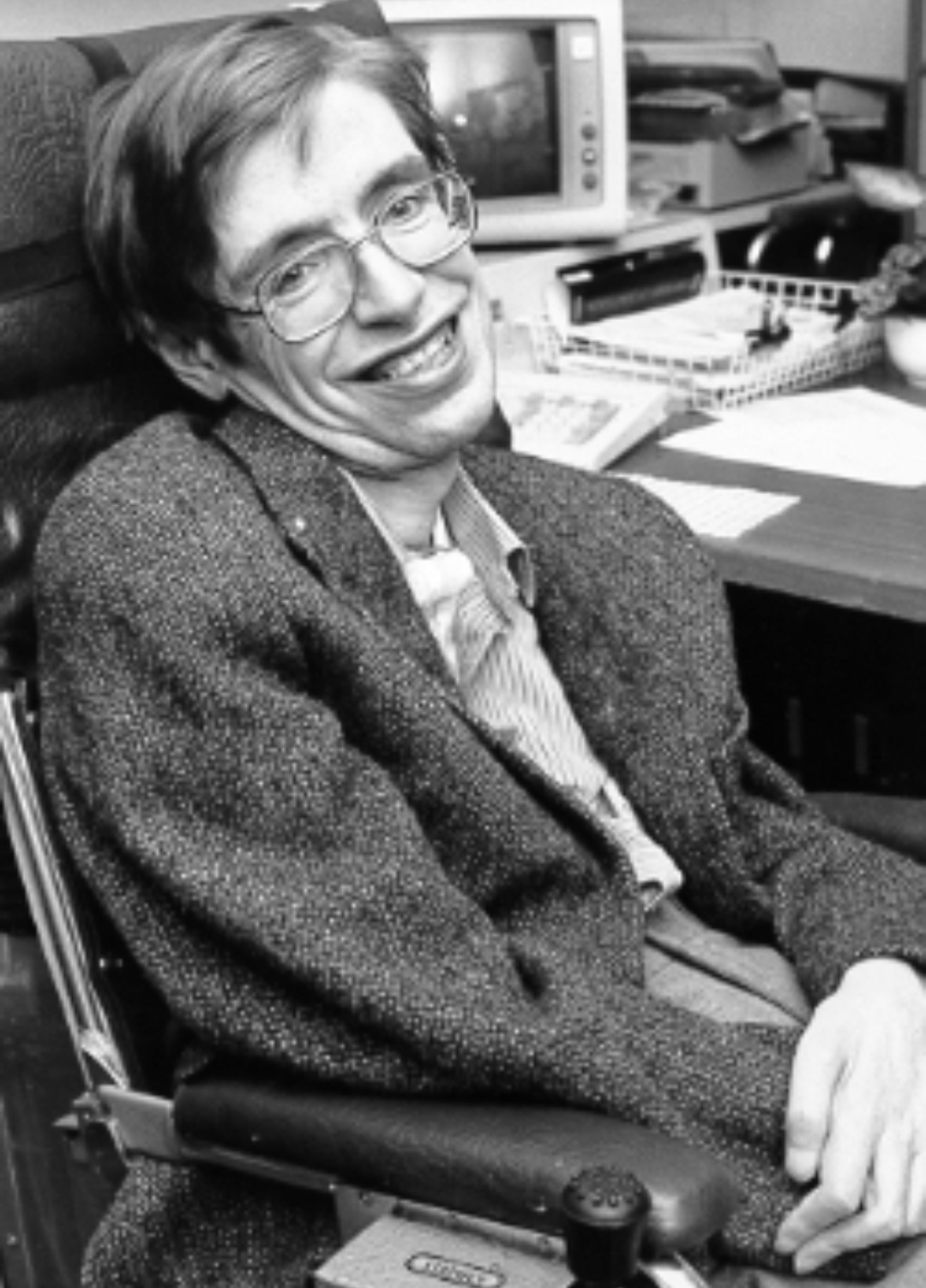 Stephen Hawking foi não só um dos físicos mais brilhantes da história, como uma das mentes mais impressionantes de todos os tempos. Ele sofria de esclerose amiotrófica lateral, que foi debilitando cada vez sua capacidade física