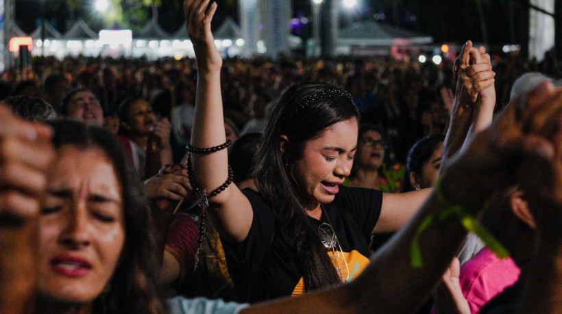 FORTALEZA-CE, BRASIL, 23-07-2025: Abertura do Festival Halleluya 2025. (Foto: Fernanda Barros/ O Povo)