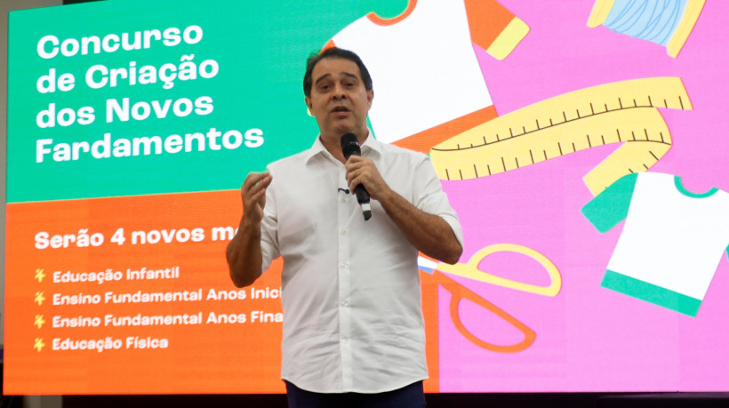 FORTALEZA, CEARÁ,  BRASIL- 23.07.2025:Prefito Evandro Leitão. O prefeito Evandro Leitão lança, nesta quarta-feira, 23/07, às 9h, na Academia do Professor, o programa Fortaleza Educa, com uma série de ações e intervenções que visam a melhoria contínua na qualidade da educação pública municipal, seja em estrutura, indicadores ou na valorização. (Daniel Galber/Especial para O POVO)