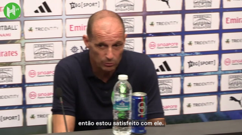 Allegri analisa atuação de Rafael Leão e elogia Arsenal após amistoso