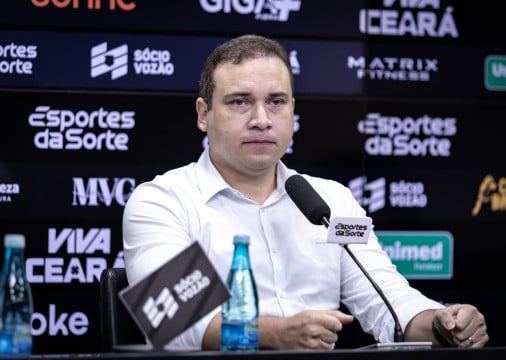 Haroldo Martins prestou um pronunciamento neste domingo, 7, após o rebaixamento do Ceará para a Série B