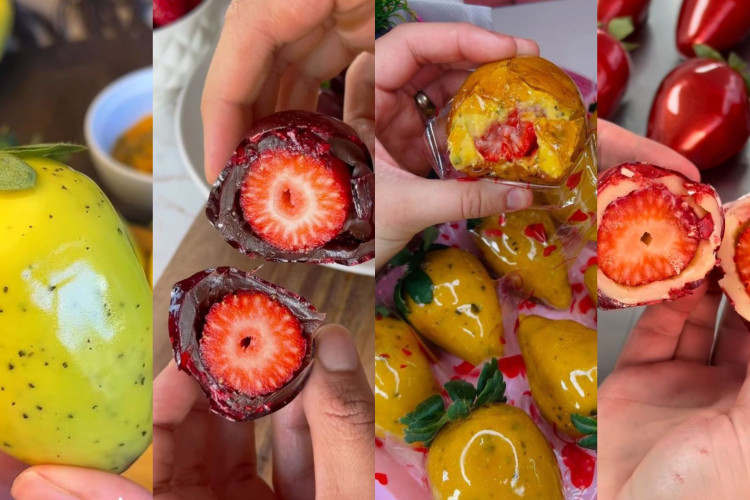 Doce inspirado na maçã do amor viraliza nas redes sociais e conquista o internautas com recheios criativos; veja receitas