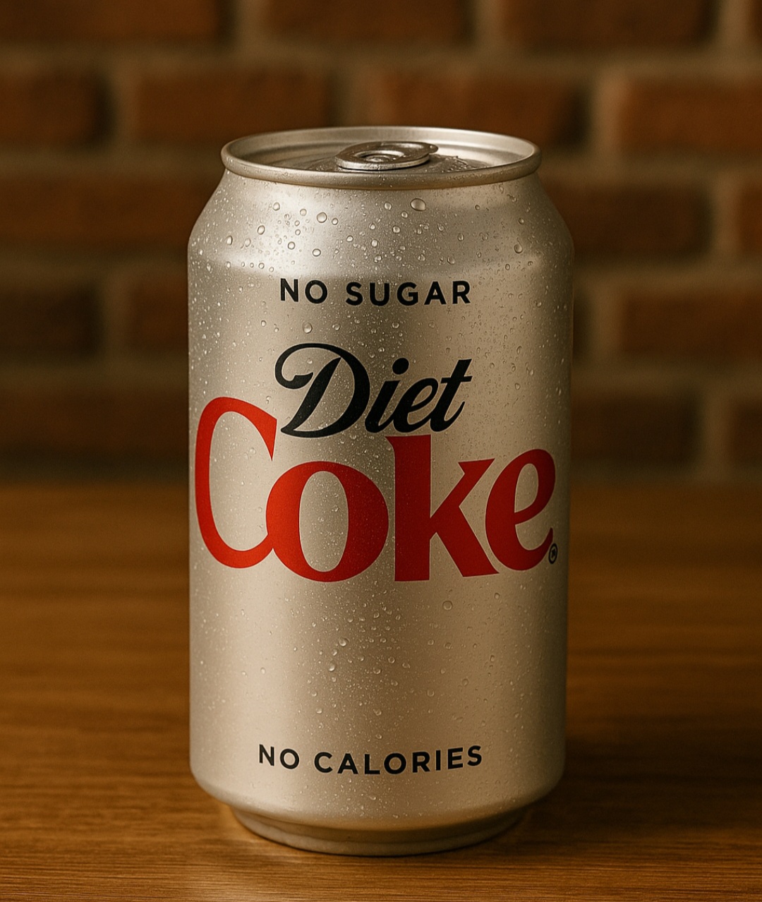 Mas Donald Trump, por gosto pessoal,  costuma tomar regularmente a Diet Coke, versão com adoçante artificial aspartame. 