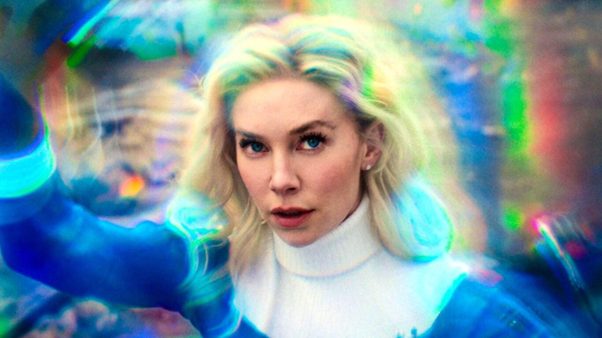 Sue Storm (Vanessa Kirby) é a Mulher Invisível, líder da equipe e personagem importante em cena pós-créditos