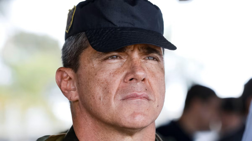 Mário Fernandes, general do Exército, que assumiu a responsabilidade pelo plano Punhal Verde e Amarelo, que previa o assassinato do presidente Lula, do vice Geraldo Alckmin e do ministro Alexandre de Moraes, durante depoimento no STF