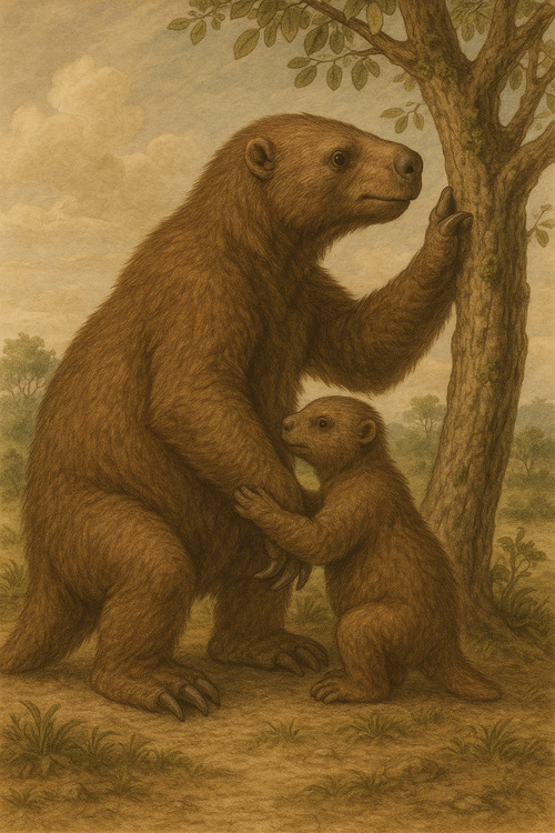 O fóssil mais antigo de preguiça-gigtante, de 35 mil anos, indica que elas se espalharam por toda a América do Sul. A análise de ossos e carapaças permitiu a descoberta de que elas se adaptaram a diferentes ambientes para sobreviver.  Hoje, as preguiças se concentram em cima dos galhos das árvores. 