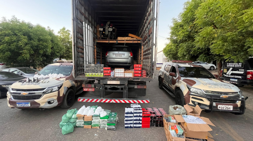 Drogas, armas e motocicletas eram transportadas do Rio de Janeiro para Nova Russas