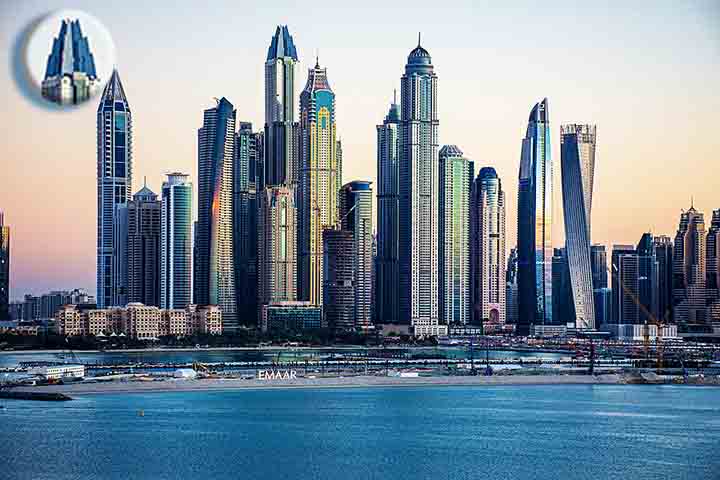 Com 425 metros e 101 andares, o Marina 101 é o segundo prédio mais alto de Dubai. Concluído em 2017, foi concebido como uma combinação de hotel e residência de luxo, com a marca Hard Rock ocupando os andares mais baixos.