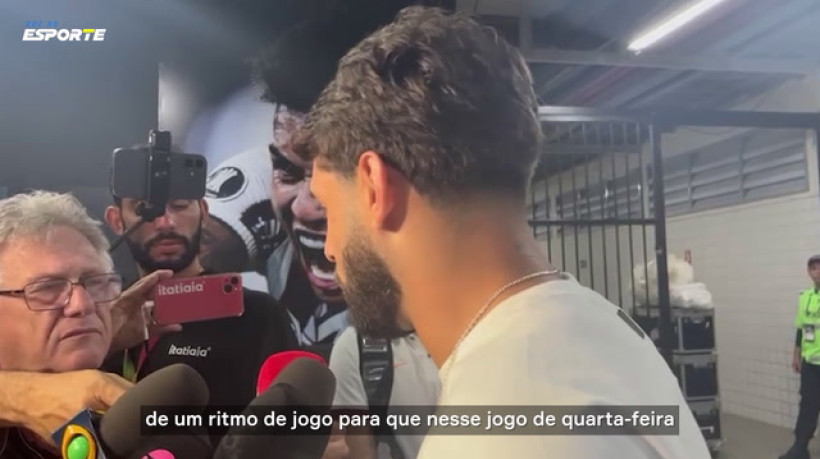 Yuri Alberto avalia retorno e projeta minutagem contra o Palmeiras