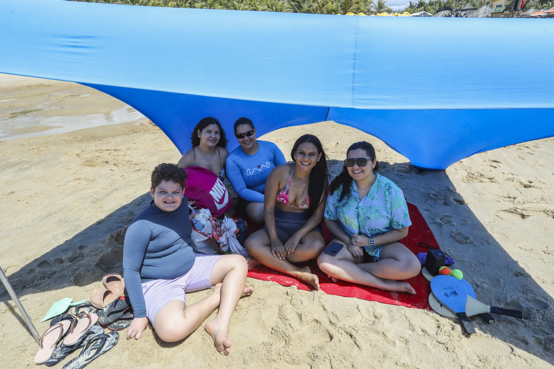 FORTALEZA-CE, BRASIL,27.07.2025: Praia do Futuro no último fim de semana de Julho.  (Fotos: Fabio Lima)