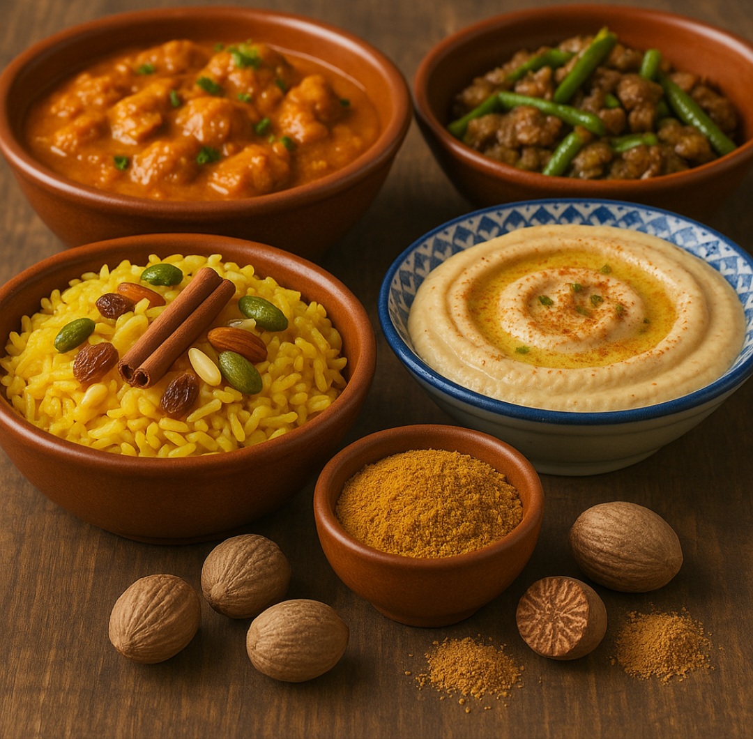 Já em pratos salgados, confere sofisticação a sopas, recheios e massas, bastando uma pitada.