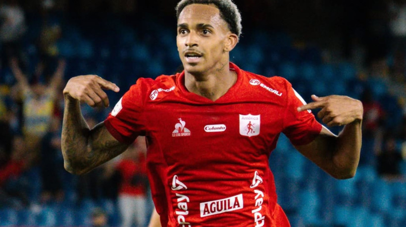 Borrero marcou o primeiro gol pelo América de Cali, que também foi o primeiro do atleta no ano